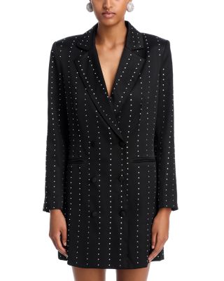 Rhinestone Blazer Dress