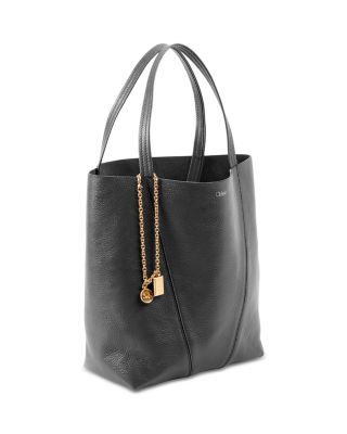 Medium Spin Tote in Leather 