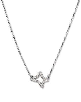 Crystal Star Charm Pendant Necklace, 18-20"  