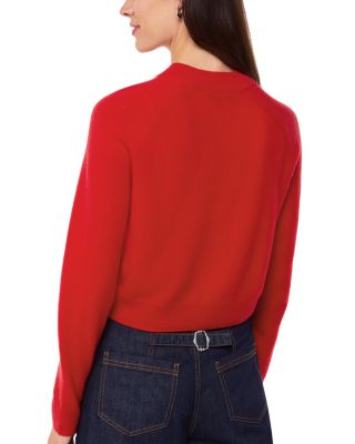 Cropped Crewneck Cashmere Sweater