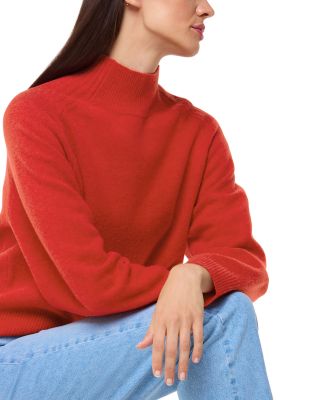 Funnel Neck Wool Sweater