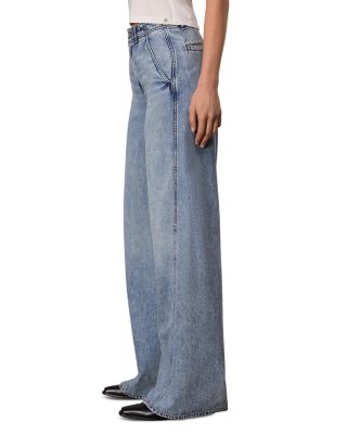 Featherweight High Rise Wide Leg Jeans in Annie