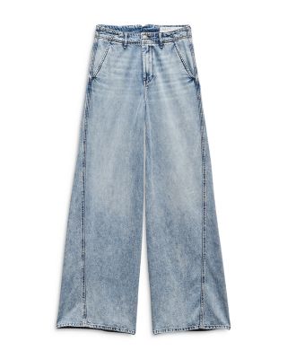 Featherweight High Rise Wide Leg Jeans in Annie