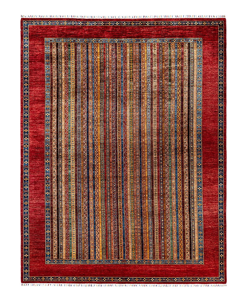 Bloomingdale's Tribal M1999 Area Rug, 9'2 X 12'1 In Red