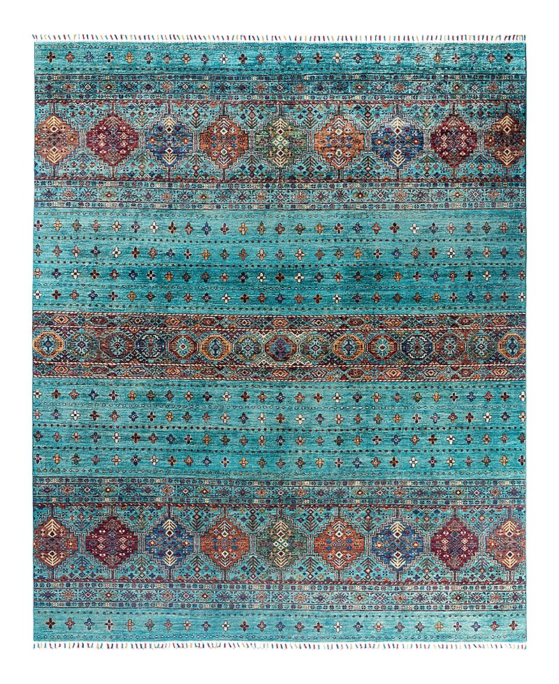 Bloomingdale's Tribal M1999 Area Rug, 8'2 X 10'2 In Green