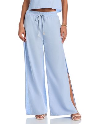 AQUA - Wide Leg Pants Cover Up - Exclusive