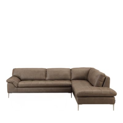 Corsica 2-Piece Leather Sectional