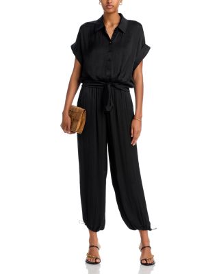 Tie Waist Top & Satin Pants - Exclusive 