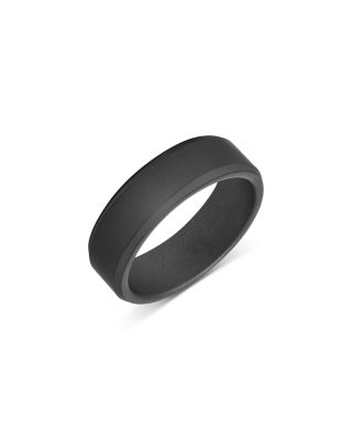 Bloomingdale's Fine Collection - Men's Band in Black Tungsten