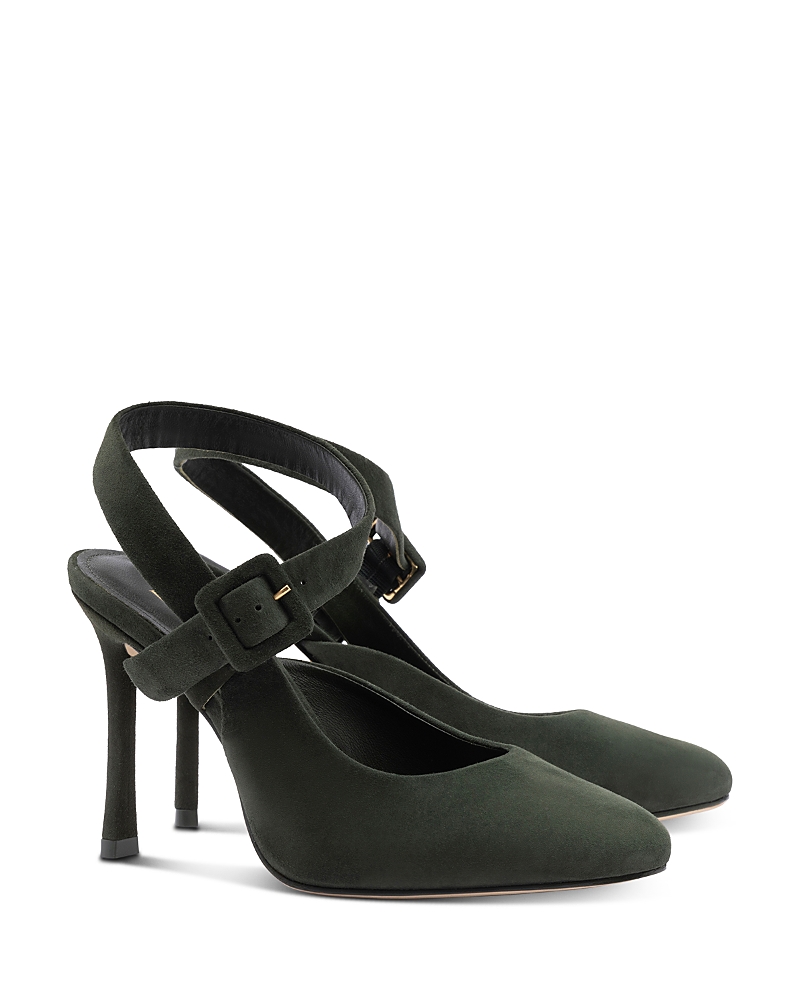 Larroude Deena By Larroudé Pump In Deep Olivine
