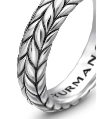 Men's Sterling Silver Chevron Ring