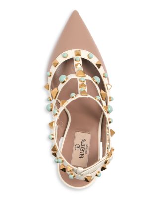 Women&#39;s Rockstud Embellished Pumps