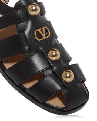 VLogo Embellished Fisherman Sandals 