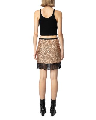 Justicias Sequin Mini Skirt