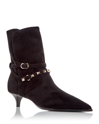 Valentino Garavani Women s Embellished Pointed Toe Booties Bloomingdale s