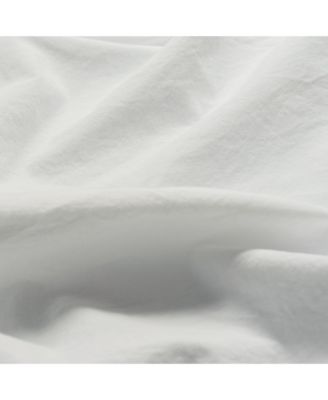 Washed Cotton Percale Pillowcase Pair, Standard