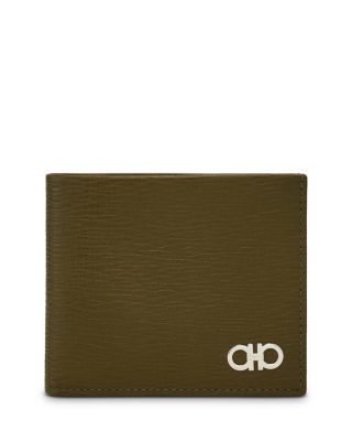 Gancini Leather Bifold Wallet