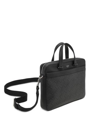 Monogram Canvas & Leather Business Bag