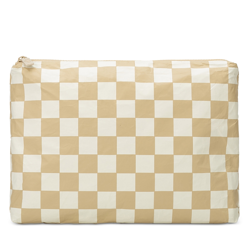 Aloha Collection Mid Checkmate Pouch In Tan