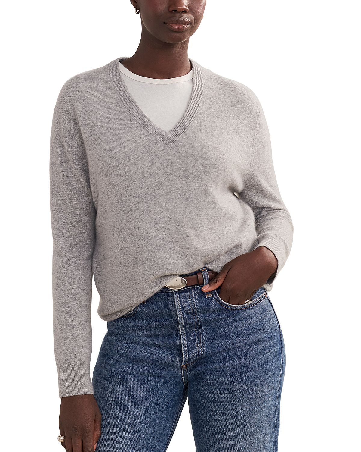 Jenni Kayne Flynn Cashmere V Neck Sweater