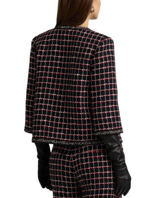Windowpane Tweed Jacket