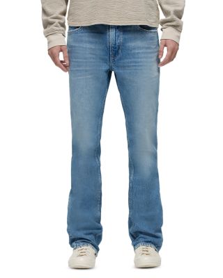 Hudson - Walker Kick Flare Bootcut Jeans in Dust Blue