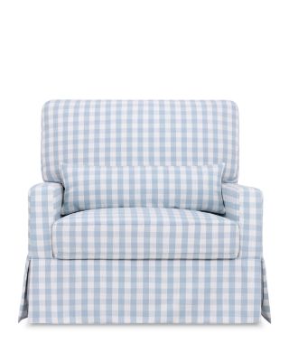 Crawford Pillowback Chair and a Half Comfort Swivel Glider