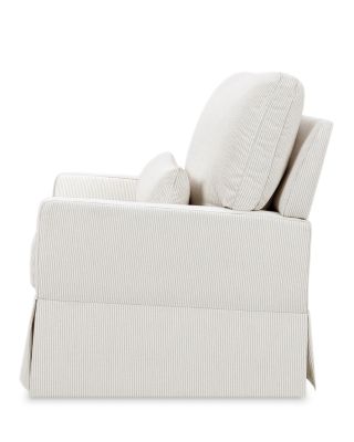 Crawford Pillowback Chair and a Half Comfort Swivel Glider