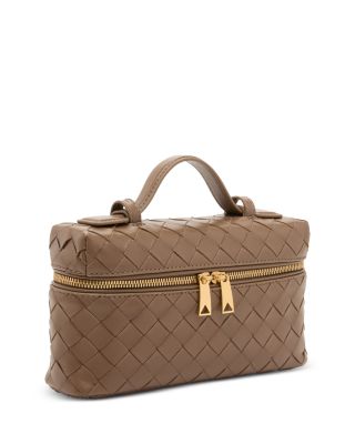 Bang Bang Intrecciato Leather Vanity Case