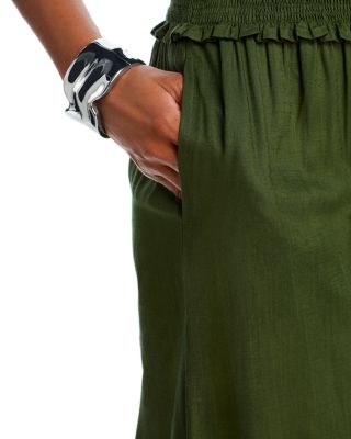 Smocked Waist Pants - Exclusive