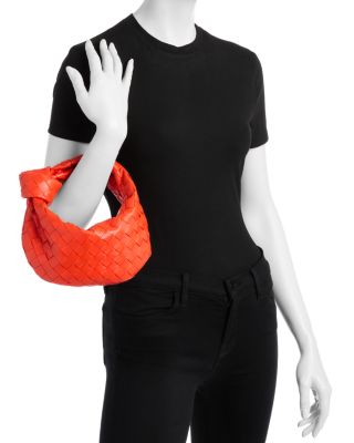 Mini Jodie Intrecciato Leather Top Handle Bag