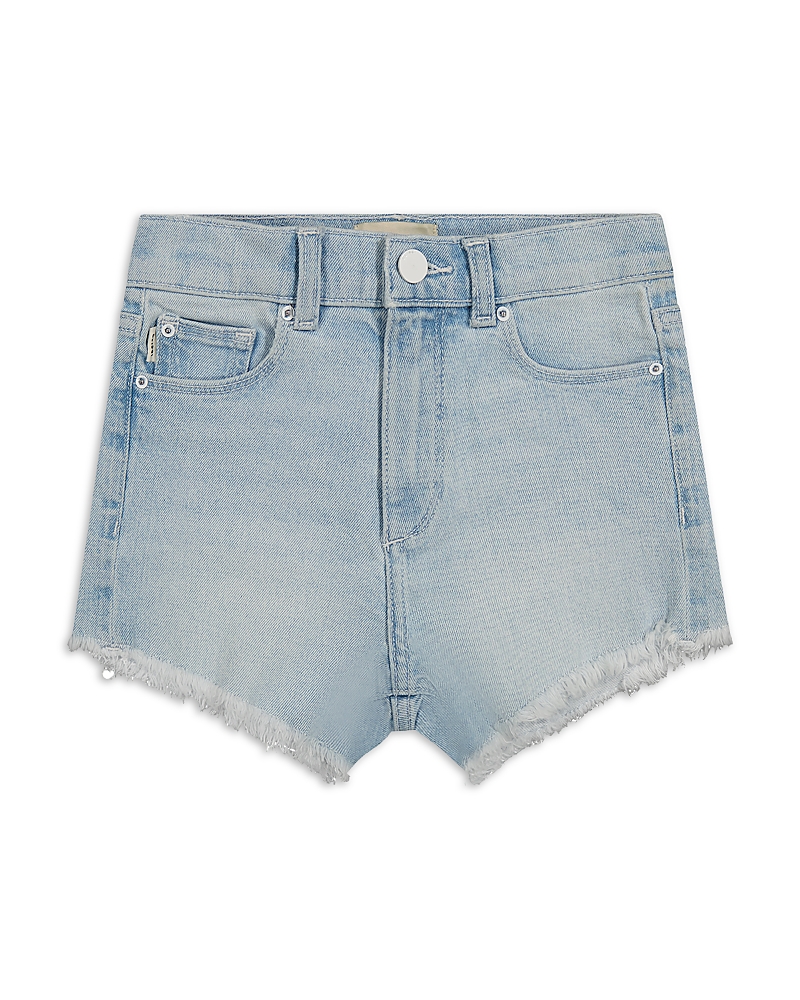 Shop Dl1961 Girls' Lucy Distressed Denim Shorts - Big Kid In Poolside
