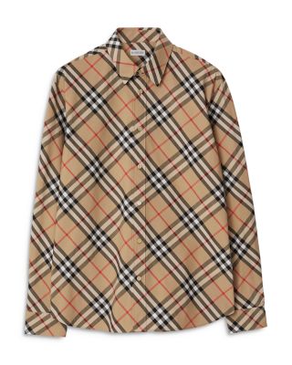 Classics Cotton Poplin Check Regular Fit Button Down Shirt