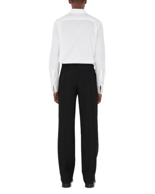 Sherfield Cotton Stretch Equestrian Knight Embroidered Check Trimmed Slim Fit Button Down Shirt