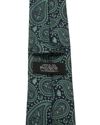 Star Wars Yoda Green Paisley Tie