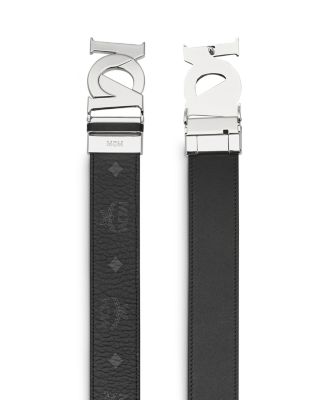 Men&#39;s M Art Reversible Belt in Visetos