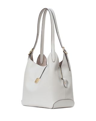 Deco Pebbled Leather Medium Shoulder Bag 