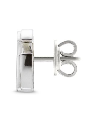Sterling Silver GG Marmont Double G Stud Earrings