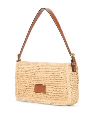 Harlow Raffia Shoulder Bag