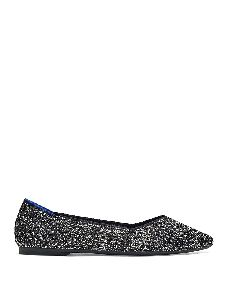 Rothys The Loafer In Blue/metallic In Dusk Tweed