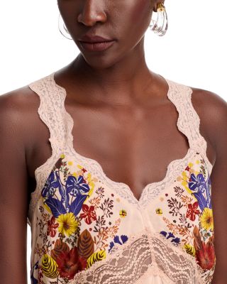 Floral Lace Slip Dress