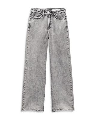Featherweight Logan Mid Rise Jeans in Slate Grey