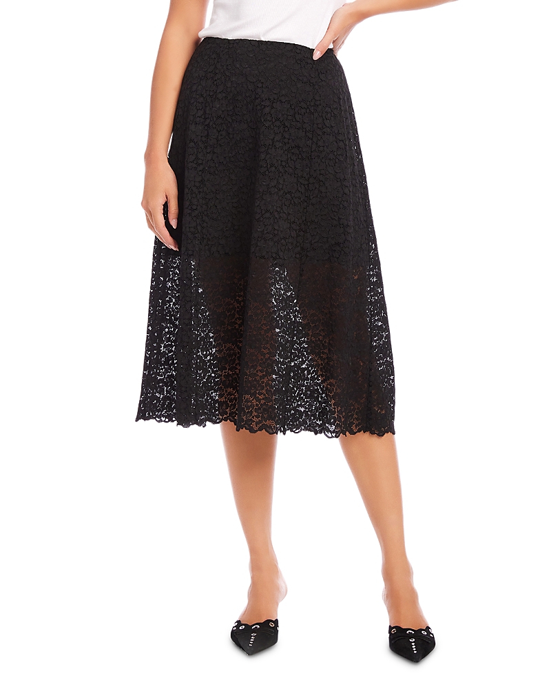 Shop Fifteen Twenty Millie A Line Skirt In Black