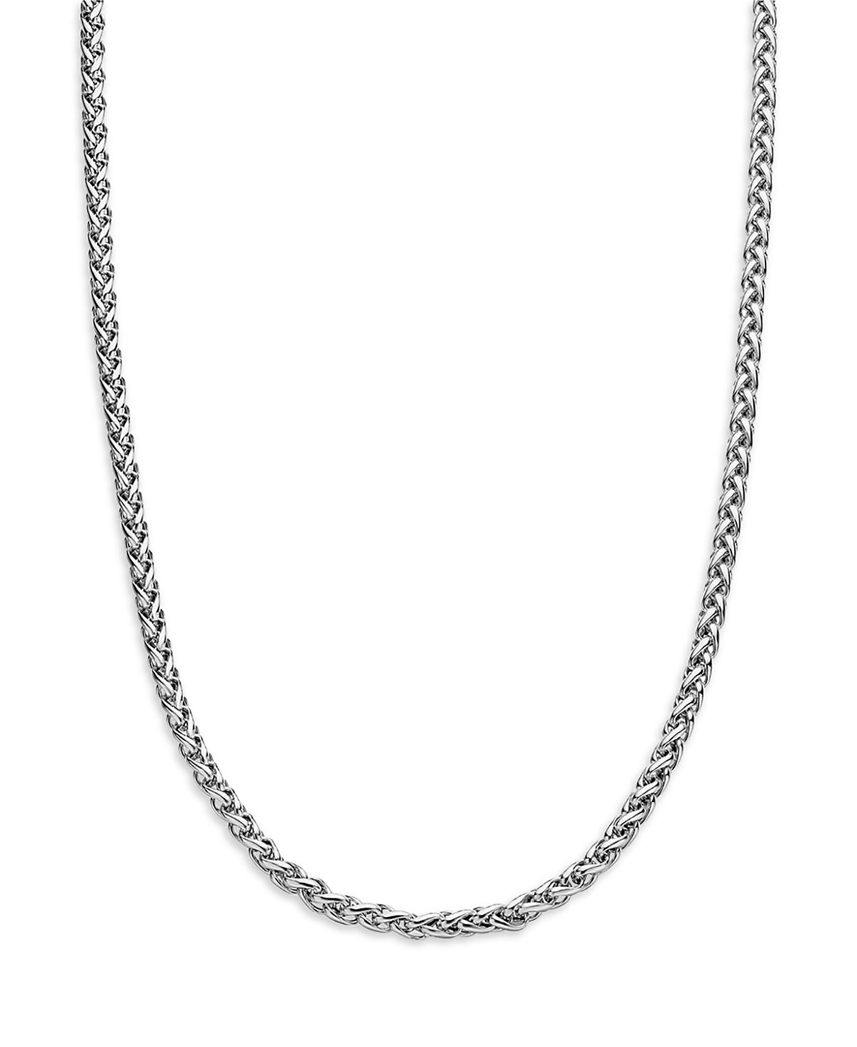 David Yurman Sterling Silver Wheat Chain Necklace