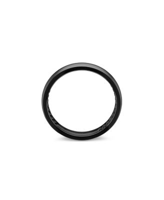 Men's Black Titanium 4mm Classic Band 