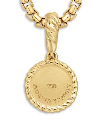 Cable Collectibles Evil Eye Amulet with Diamonds and Blue Sapphires in 18k Gold