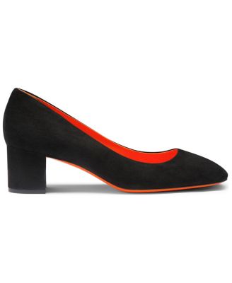  Women's Fight Suede Low-Heel Pump