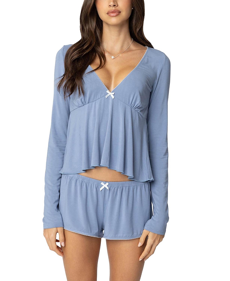 EDIKTED KIMIA BABYDOLL TOP