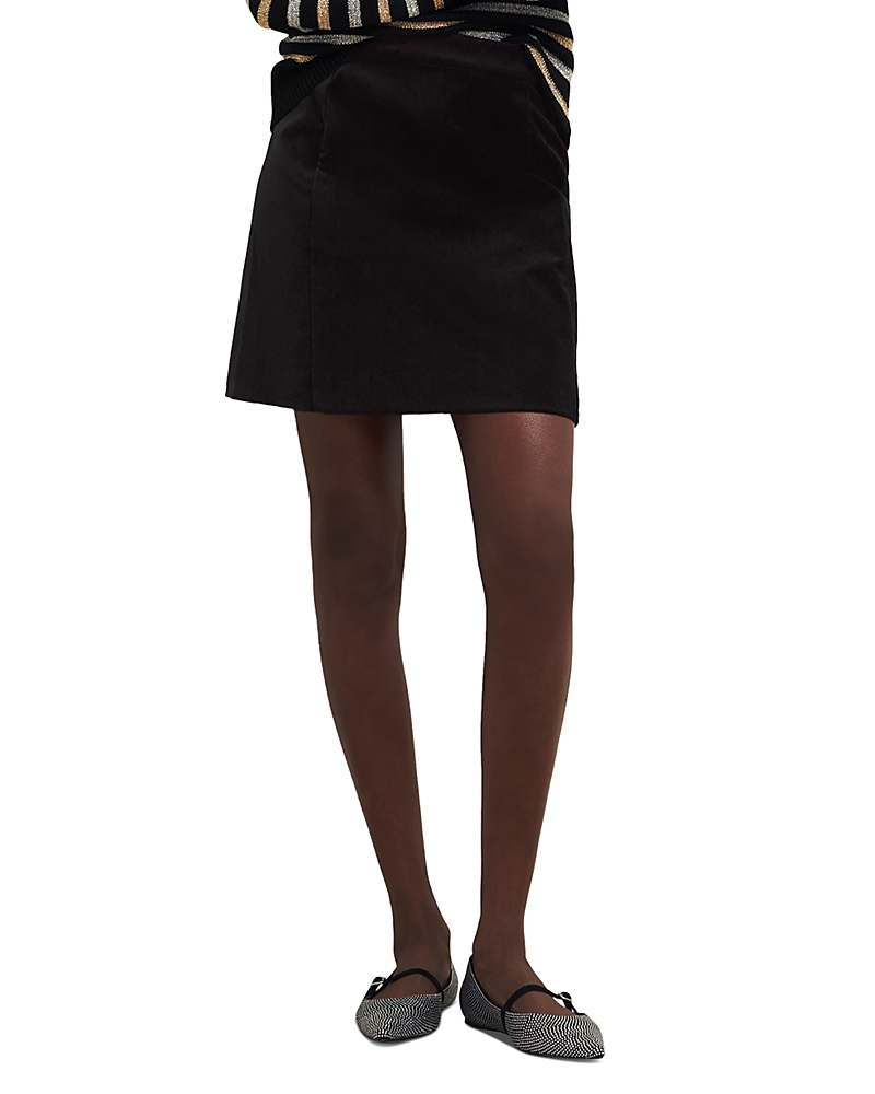 Hobbs London Izzy Velvet Skirt