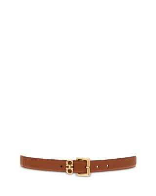 Ferragamo Women's Double Gancini Fixed Belt